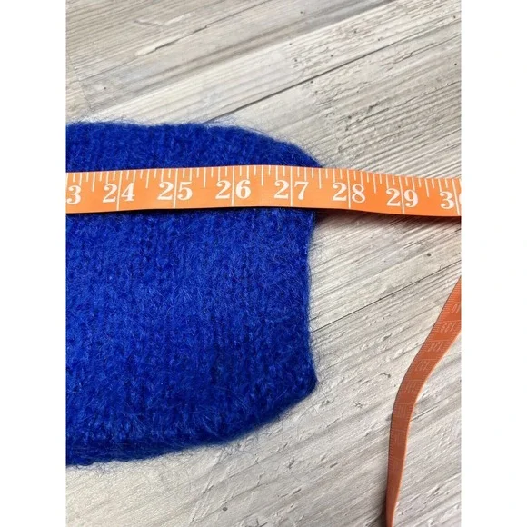 Vintage Color Block Mohair Sweater Royal Mile Edinburgh Hand Knit‎ Neva McIntosh